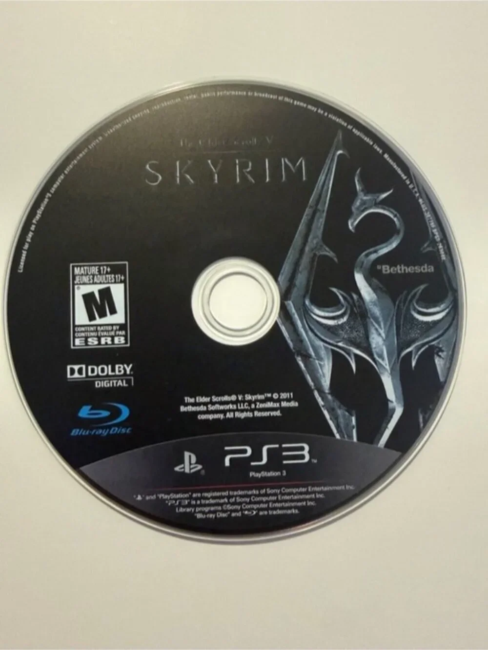The Elder Scrolls V: Skyrim – PS3 (Complete w/ Map, Case & Disc)